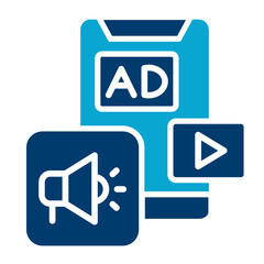 Mobile Advertising Icon