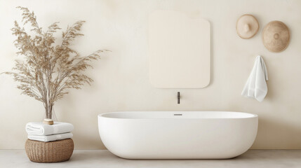 Fototapeta premium scandinavian bathroom