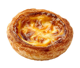 Queijada de Sintra isolated on transparent background