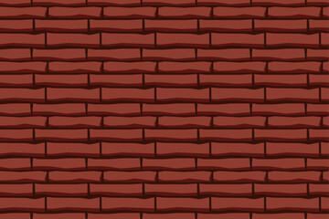 Naklejka premium Brick Brown Stone Seamless Pattern