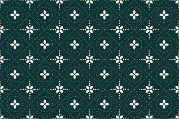 Flowers Simple Seamless Pattern
