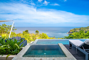 View of luxury Villa in Phuket, Thailand