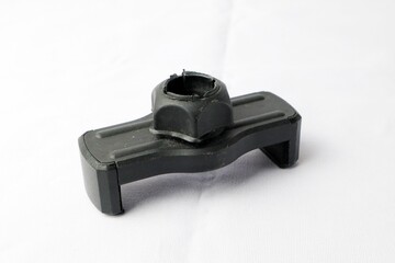 white isolated smart phone holder