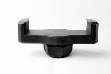 white isolated smart phone holder