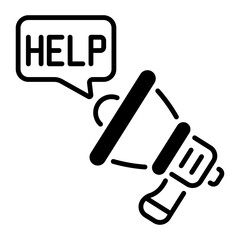 Suggestion icon in glyph style 
