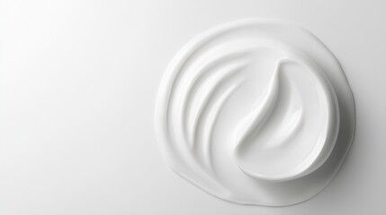 Obraz premium White lotion beauty skincare cream texture cosmetic product background : Generative AI
