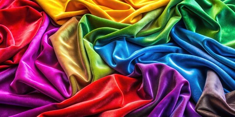 Soft velvet fabric in vibrant colors , texture, fabric, soft, velvet, colorful, luxurious, seamless, background, material, textile