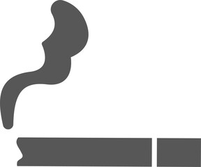 Simple icon of traditional cigarettes