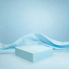 Blue 3D Background display Product