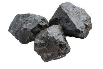 Obraz premium Three large rocks are piled on top of each other