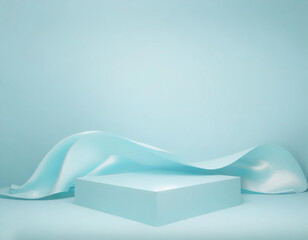 Blue 3D Background display Product