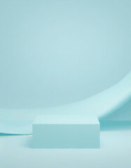 Blue 3D Background display Product