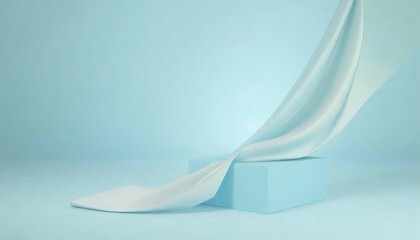 Blue 3D Background display Product