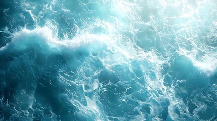 Ocean Waves from Above:  A View of the Blue