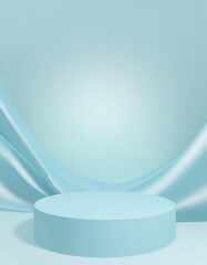 Blue 3D Background display product