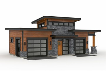 Spacious family residence with unique architectural elements and lush landscaping offering a luxurious yet homely atmosphere