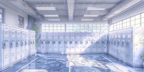 corridor in a building