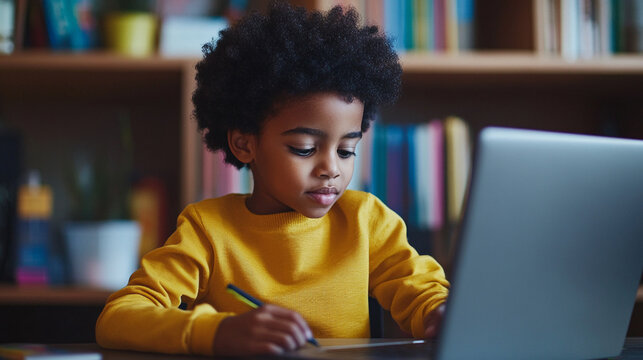 Boy writing a program on a laptop These tools leverage large language models and machine learning to analyze and suggest code