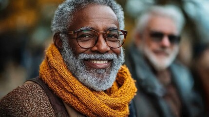 Group Of Senior Retirees Meeting Up, Happiness Concept