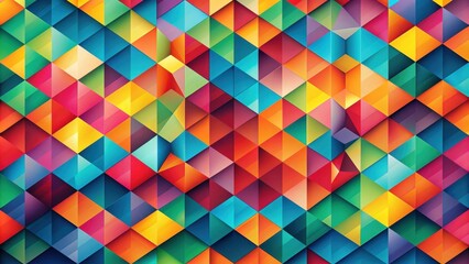Abstract wallpaper with geometric shapes and vibrant colors, abstract,wallpaper, background,geometric, shapes, colorful