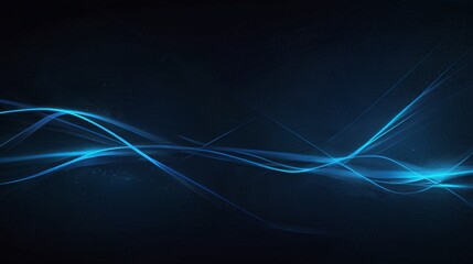 abstract blue background with glowing lines
