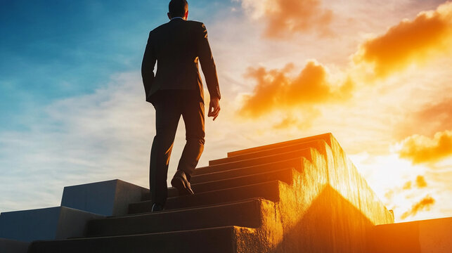 Career success professional growth achievement goals ambition progress