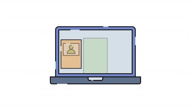 Employee Candidates Motion Graphic, Looping Animation with Alpha Channel Transparent Background, perfectly for presentations, interactive website design, and interactive User Interface