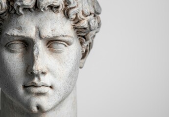 Obraz premium close-up of a classical marble sculpture