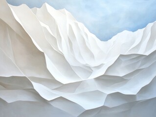 Obraz premium Majestic snowy mountain landscape