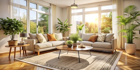 Fototapeta premium modern living room