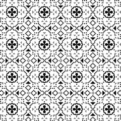 black and white seamless pattern