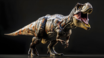 3D Render of a Roaring Tyrannosaurus Rex Dinosaur