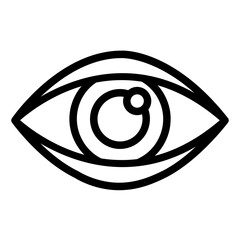 Eye icon representing visual organ.