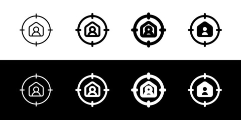 Editable remote work, headhunting, hiring vector icon. Remote work, job, profession, freelance. Part of a big icon set family. Perfect for web and app interfaces, presentations, infographics, etc