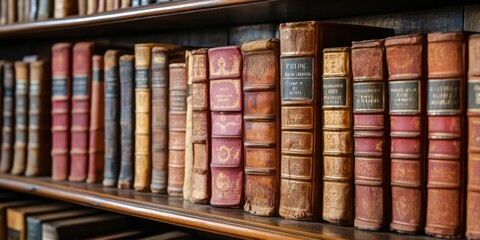 Inspiring Library Scene: Vibrant Bookshelves Celebrating World Book Day. Educational Backdrop for University Life and Academic Pursuits. Creative 4K Wallpaper Showcasing Knowledge, Learning, and Campu