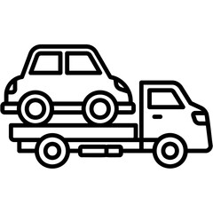 Car Towing Icon