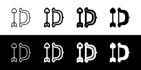 Editable cupid arrow vector icon. Wedding, valentine, love, celebration. Part of a big icon set family. Perfect for web and app interfaces, presentations, infographics, etc