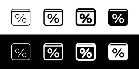 Editable online discount, sale vector icon. SEO, marketing, business. Part of a big icon set family. Perfect for web and app interfaces, presentations, infographics, etc