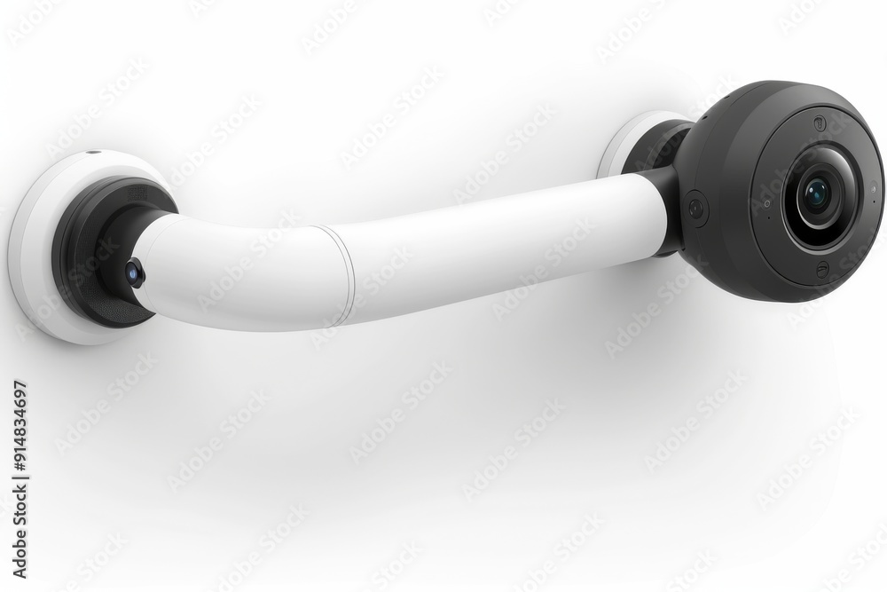 Poster advanced surveillance camera with wide angle lens and night vision ensuring high level security and 
