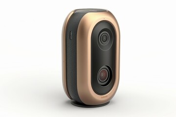 Obraz premium Innovative portable camera with dual lenses for 360 degree video capture pushing the boundaries of immersive technology