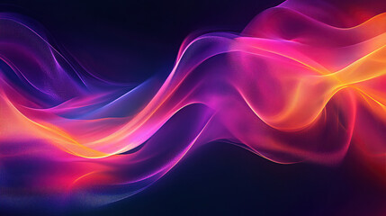 Fototapeta premium abstract colorful background with blurred waves and smoke in pink
