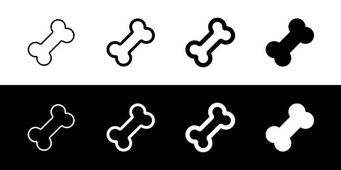 Editable dog chewing bone vector icon. Veterinary, animal, pet care, pet shop. Part of a big icon set family. Perfect for business, web and app interfaces, presentations, infographics, etc