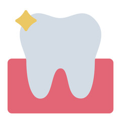 Tooth icon representing dental organ.