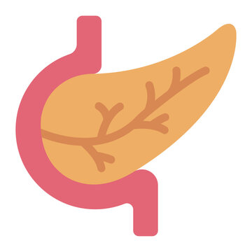 Pancreas icon representing digestive organ.