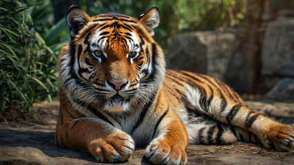 portrait of a bengal tiger