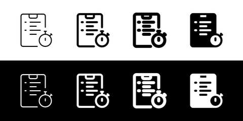 Editable assignment, quiz, task vector icon. Online learning, course, tutorial. Part of a big icon set family. Perfect for web and app interfaces, presentations, infographics, etc