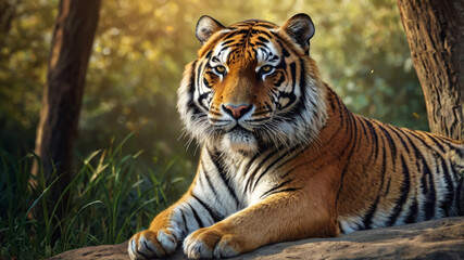 portrait of a bengal tiger