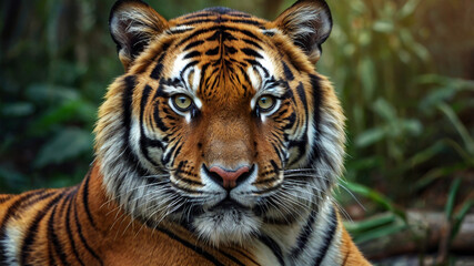 portrait of a bengal tiger
