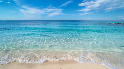 Fototapeta premium Crystal Clear Waters of a Tropical Beach