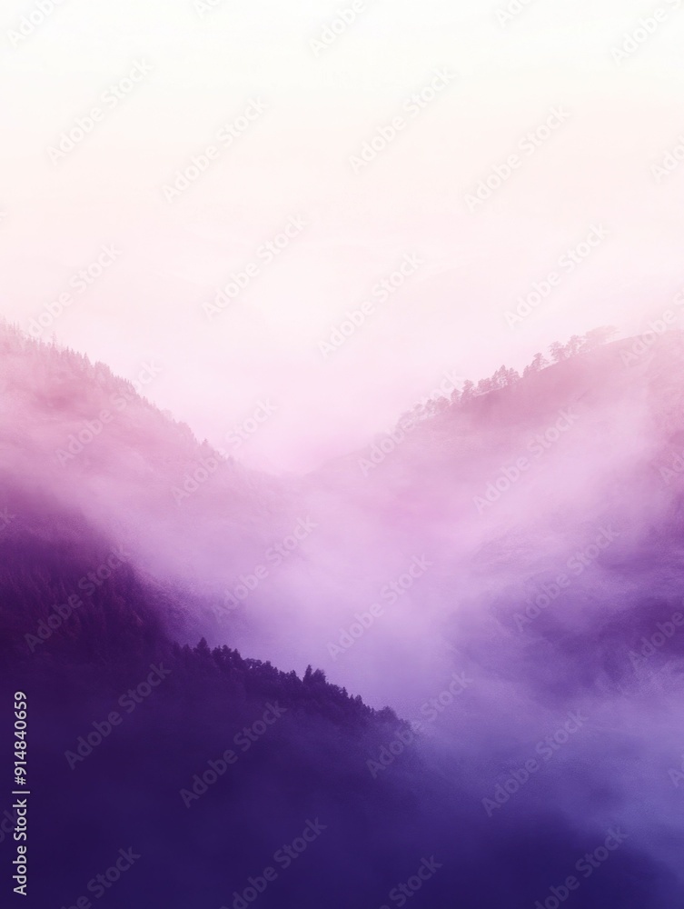 Poster soft gradient from lavender to lilac to pale pink abstract elegant and feminine gradient background 